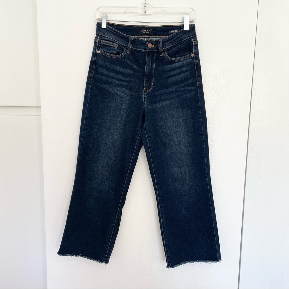 Judy Blue Size 26 Wide Leg Jeans – Dark Wash, Like New